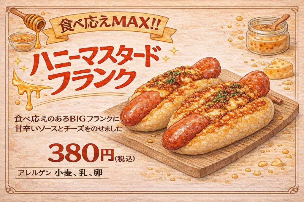 ハニーマスタードフランク