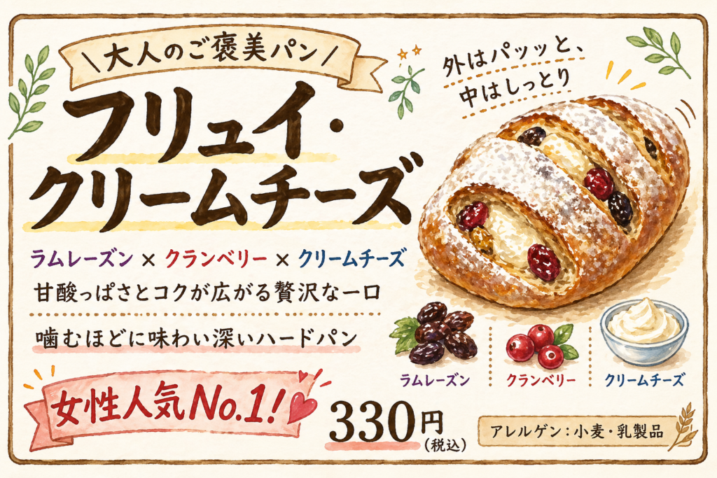フリュイ・クリームチーズ