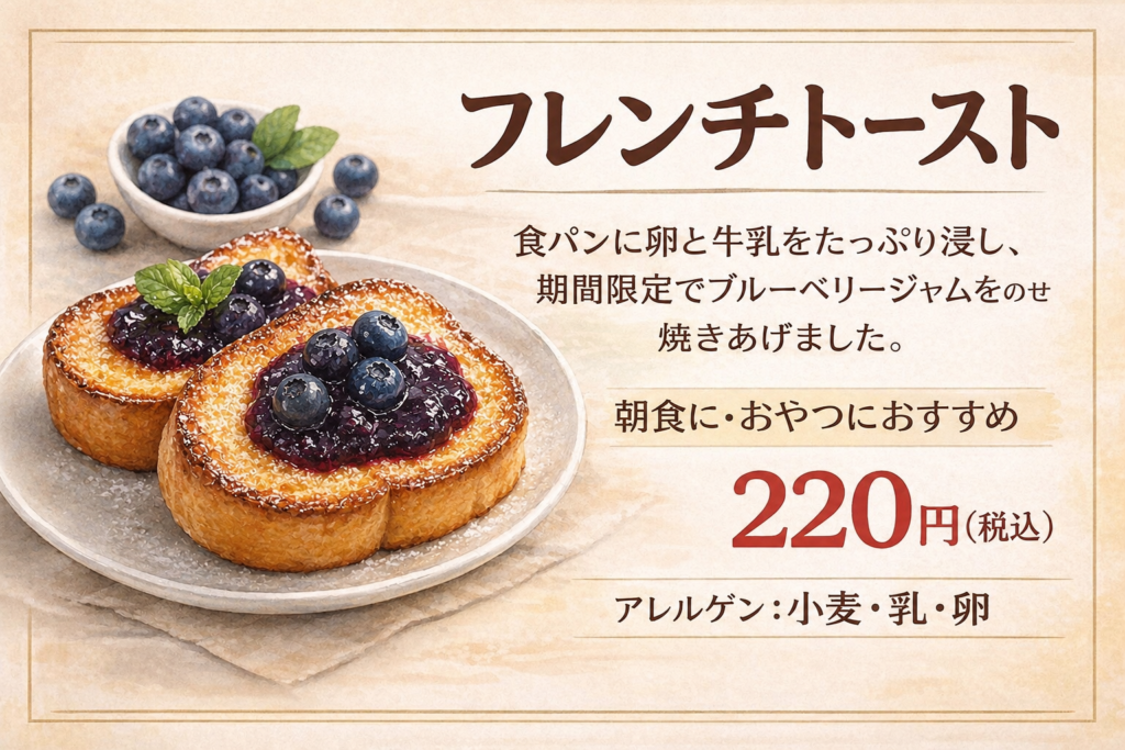 フレンチトースト