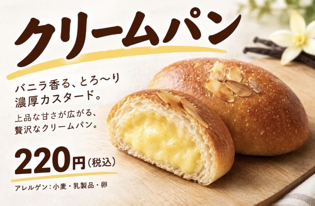 クリームパン