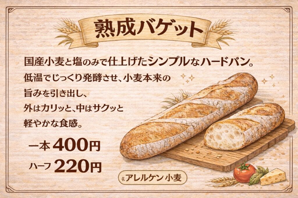 熟成バゲット