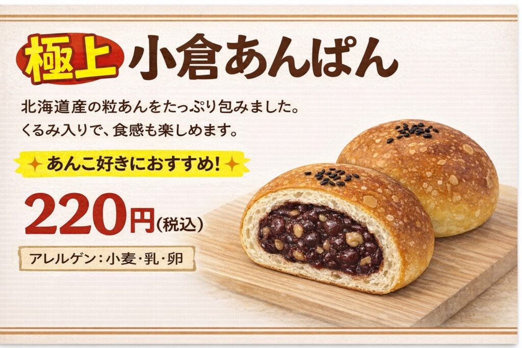 極上小倉あんぱん